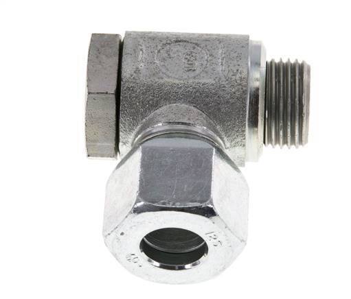 12S & M18x1.5 Zink plated Steel Swivel Joint Cutting Fitting with Male Threads 250 bar Rotatable ISO 8434-1