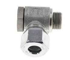 12S & M18x1.5 Zink plated Steel Swivel Joint Cutting Fitting with Male Threads 250 bar Rotatable ISO 8434-1
