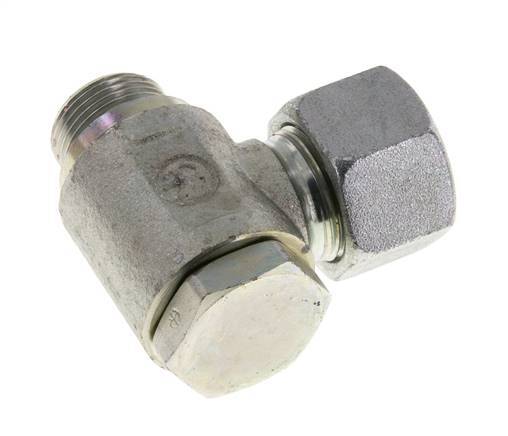 16S & M22x1.5 Zink plated Steel Swivel Joint Cutting Fitting with Male Threads 160 bar Rotatable ISO 8434-1