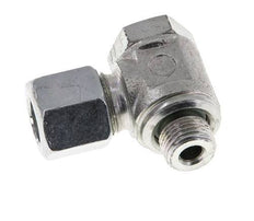 8LL & G1/8'' Zink plated Steel Swivel Joint Cutting Fitting with Male Threads 100 bar Rotatable ISO 8434-1