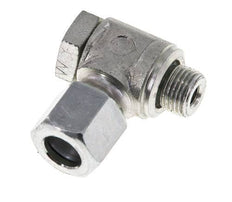 8LL & G1/8'' Zink plated Steel Swivel Joint Cutting Fitting with Male Threads 100 bar Rotatable ISO 8434-1