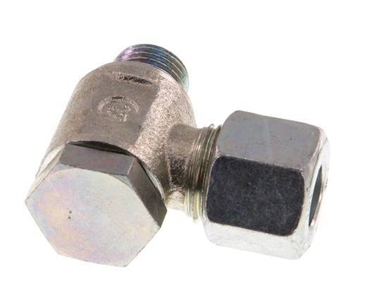 10L & G1/4'' Zink plated Steel Swivel Joint Cutting Fitting with Male Threads 250 bar Rotatable ISO 8434-1