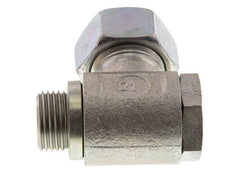 18L & G1/2'' Zink plated Steel Swivel Joint Cutting Fitting with Male Threads 160 bar Rotatable ISO 8434-1