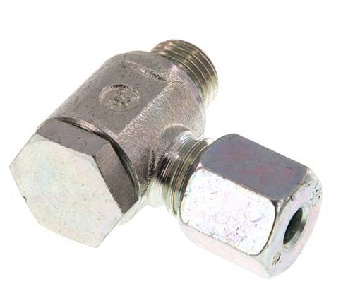 6S & G1/4'' Zink plated Steel Swivel Joint Cutting Fitting with Male Threads 250 bar Rotatable ISO 8434-1