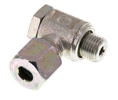 8S & G1/4'' Zink plated Steel Swivel Joint Cutting Fitting with Male Threads 250 bar Rotatable ISO 8434-1