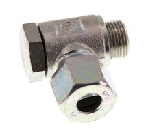 10S & G3/8'' Zink plated Steel Swivel Joint Cutting Fitting with Male Threads 250 bar Rotatable ISO 8434-1