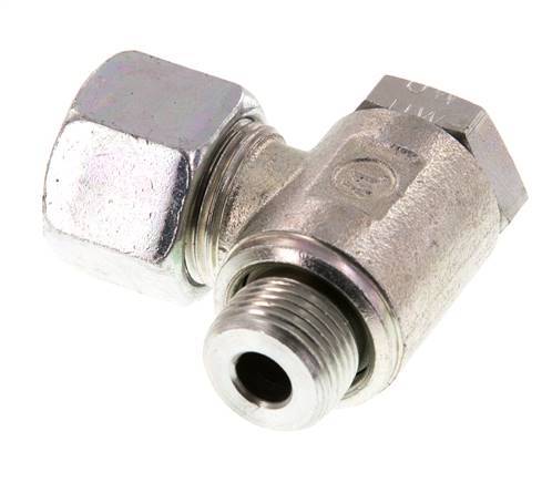 12S & G3/8'' Zink plated Steel Swivel Joint Cutting Fitting with Male Threads 250 bar Rotatable ISO 8434-1
