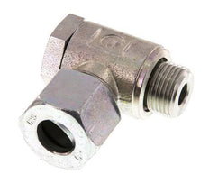12S & G3/8'' Zink plated Steel Swivel Joint Cutting Fitting with Male Threads 250 bar Rotatable ISO 8434-1
