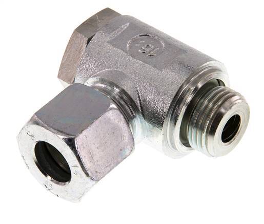 14S & G1/2'' Zink plated Steel Swivel Joint Cutting Fitting with Male Threads 250 bar Rotatable ISO 8434-1
