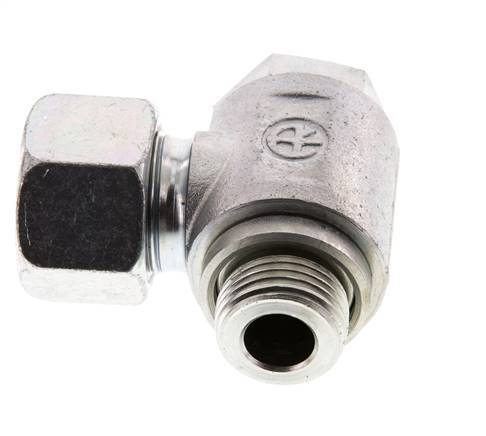 16S & G1/2'' Zink plated Steel Swivel Joint Cutting Fitting with Male Threads 160 bar Rotatable ISO 8434-1