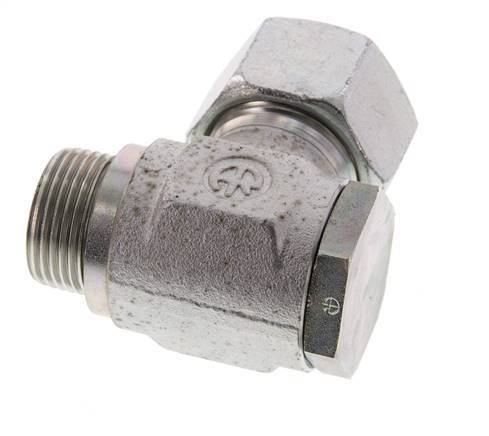 20S & G3/4'' Zink plated Steel Swivel Joint Cutting Fitting with Male Threads 160 bar Rotatable ISO 8434-1
