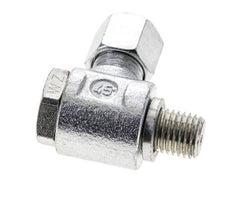 8L & M12x1.5 Zink plated Steel Swivel Joint Cutting Fitting with Male Threads 315 bar Rotatable ISO 8434-1