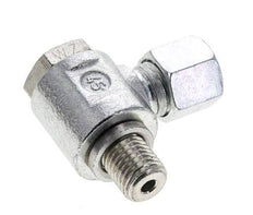8L & M12x1.5 Zink plated Steel Swivel Joint Cutting Fitting with Male Threads 315 bar Rotatable ISO 8434-1