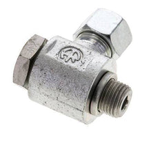 12L & M16x1.5 Zink plated Steel Swivel Joint Cutting Fitting with Male Threads 315 bar Rotatable ISO 8434-1