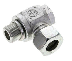 18L & M22x1.5 Zink plated Steel Swivel Joint Cutting Fitting with Male Threads 315 bar Rotatable ISO 8434-1