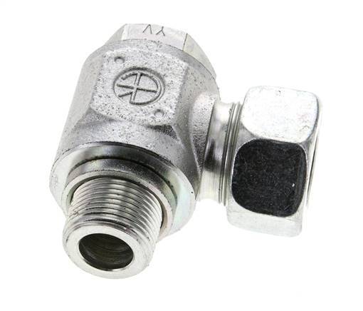 18L & M22x1.5 Zink plated Steel Swivel Joint Cutting Fitting with Male Threads 315 bar Rotatable ISO 8434-1