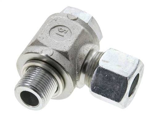14S & M20x1.5 Zink plated Steel Swivel Joint Cutting Fitting with Male Threads 400 bar Rotatable ISO 8434-1