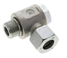 20S & M27x2 Zink plated Steel Swivel Joint Cutting Fitting with Male Threads 400 bar Rotatable ISO 8434-1