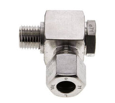 10L & M14x1.5 Stainless Steel Swivel Joint Cutting Fitting with Male Threads 315 bar Rotatable ISO 8434-1