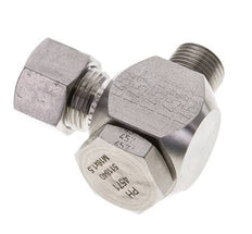 12L & M16x1.5 Stainless Steel Swivel Joint Cutting Fitting with Male Threads 315 bar Rotatable ISO 8434-1