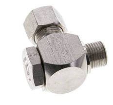 12L & M16x1.5 Stainless Steel Swivel Joint Cutting Fitting with Male Threads 315 bar Rotatable ISO 8434-1