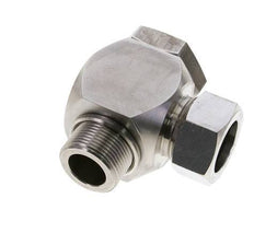 28L & M33x2 Stainless Steel Swivel Joint Cutting Fitting with Male Threads 160 bar Rotatable ISO 8434-1