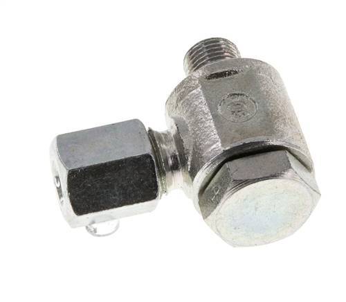 6L & G1/8'' Zink plated Steel Swivel Joint Cutting Fitting with Male Threads 315 bar Rotatable ISO 8434-1