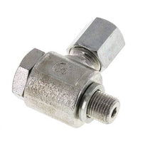 6L & G1/8'' Zink plated Steel Swivel Joint Cutting Fitting with Male Threads 315 bar Rotatable ISO 8434-1