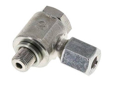 6L & G1/8'' Zink plated Steel Swivel Joint Cutting Fitting with Male Threads 315 bar Rotatable ISO 8434-1