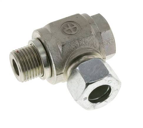 15L & G1/2'' Zink plated Steel Swivel Joint Cutting Fitting with Male Threads 315 bar Rotatable ISO 8434-1