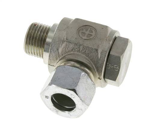 15L & G1/2'' Zink plated Steel Swivel Joint Cutting Fitting with Male Threads 315 bar Rotatable ISO 8434-1