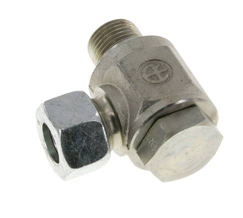 15L & G1/2'' Zink plated Steel Swivel Joint Cutting Fitting with Male Threads 315 bar Rotatable ISO 8434-1