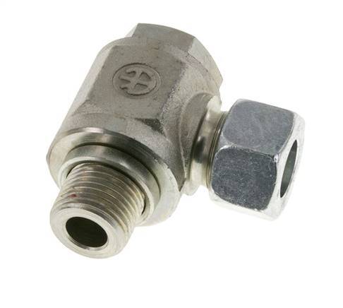 15L & G1/2'' Zink plated Steel Swivel Joint Cutting Fitting with Male Threads 315 bar Rotatable ISO 8434-1