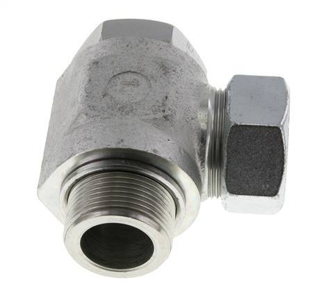 35L & G1-1/4'' Zink plated Steel Swivel Joint Cutting Fitting with Male Threads 160 bar Rotatable ISO 8434-1