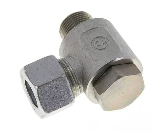 20S & G3/4'' Zink plated Steel Swivel Joint Cutting Fitting with Male Threads 400 bar Rotatable ISO 8434-1