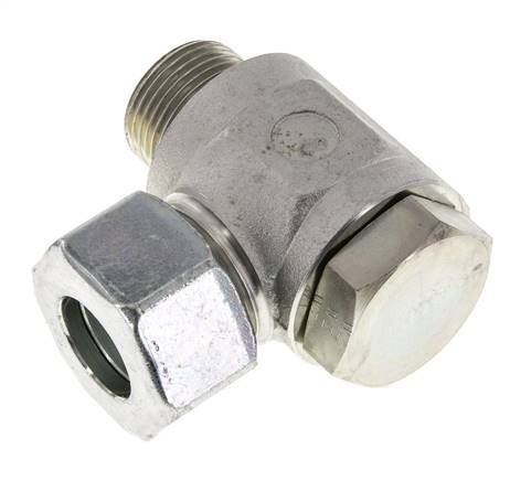 25S & G1'' Zink plated Steel Swivel Joint Cutting Fitting with Male Threads 250 bar Rotatable ISO 8434-1
