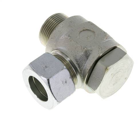30S & G1-1/4'' Zink plated Steel Swivel Joint Cutting Fitting with Male Threads 250 bar Rotatable ISO 8434-1