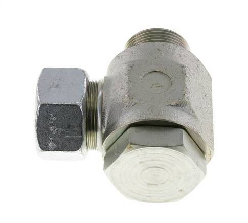 30S & G1-1/4'' Zink plated Steel Swivel Joint Cutting Fitting with Male Threads 250 bar Rotatable ISO 8434-1