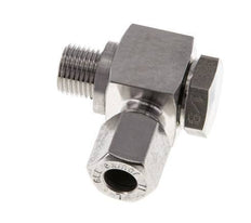 6LL & G1/8'' Stainless Steel Swivel Joint Cutting Fitting with Male Threads 100 bar Rotatable ISO 8434-1