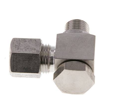 8LL & G1/8'' Stainless Steel Swivel Joint Cutting Fitting with Male Threads 100 bar Rotatable ISO 8434-1