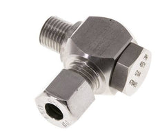 8L & G1/4'' Stainless Steel Swivel Joint Cutting Fitting with Male Threads 315 bar Rotatable ISO 8434-1