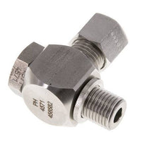8L & G1/4'' Stainless Steel Swivel Joint Cutting Fitting with Male Threads 315 bar Rotatable ISO 8434-1