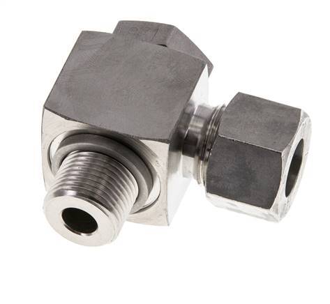 12L & G3/8'' Stainless Steel Swivel Joint Cutting Fitting with Male Threads 315 bar Rotatable ISO 8434-1