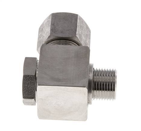 12S & G3/8'' Stainless Steel Swivel Joint Cutting Fitting with Male Threads 400 bar Rotatable ISO 8434-1