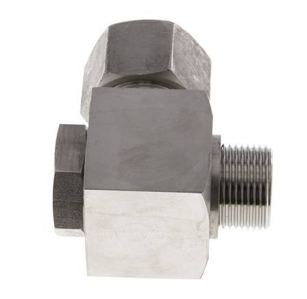 20S & G3/4'' Stainless Steel Swivel Joint Cutting Fitting with Male Threads 400 bar Rotatable ISO 8434-1
