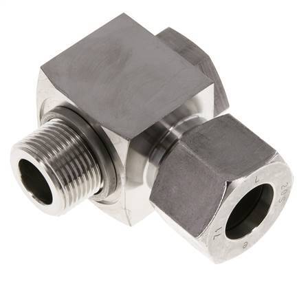 20S & G3/4'' Stainless Steel Swivel Joint Cutting Fitting with Male Threads 400 bar Rotatable ISO 8434-1