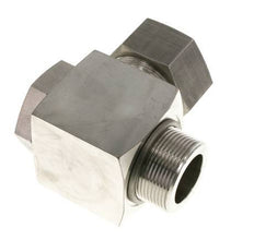 38S & G1-1/2'' Stainless Steel Swivel Joint Cutting Fitting with Male Threads 250 bar Rotatable ISO 8434-1