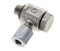 6L & M10x1 Zink plated Steel Swivel Joint Cutting Fitting with Male Threads 315 bar NBRO-ring Rotatable ISO 8434-1