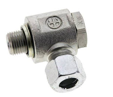 12L & M16x1.5 Zink plated Steel Swivel Joint Cutting Fitting with Male Threads 315 bar NBRO-ring Rotatable ISO 8434-1