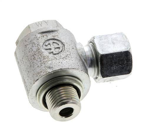 10S & M16x1.5 Zink plated Steel Swivel Joint Cutting Fitting with Male Threads 400 bar NBRO-ring Rotatable ISO 8434-1